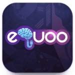 Creative digital user experience logo with e-brain and tech elements, modern design for innovative UI/UX branding.