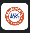 Logo featuring the HappyMaps branding and a stay safe reminder for users.